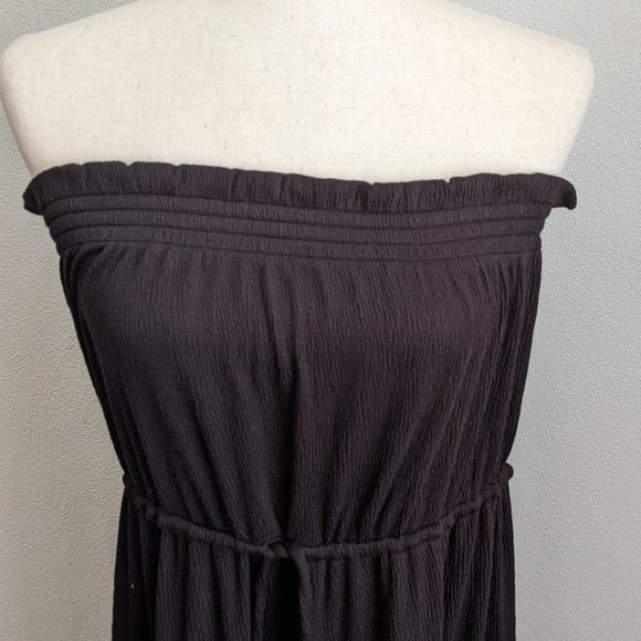LOFT Strapless Drawstring Maxi Dress - Picture 5 of 9